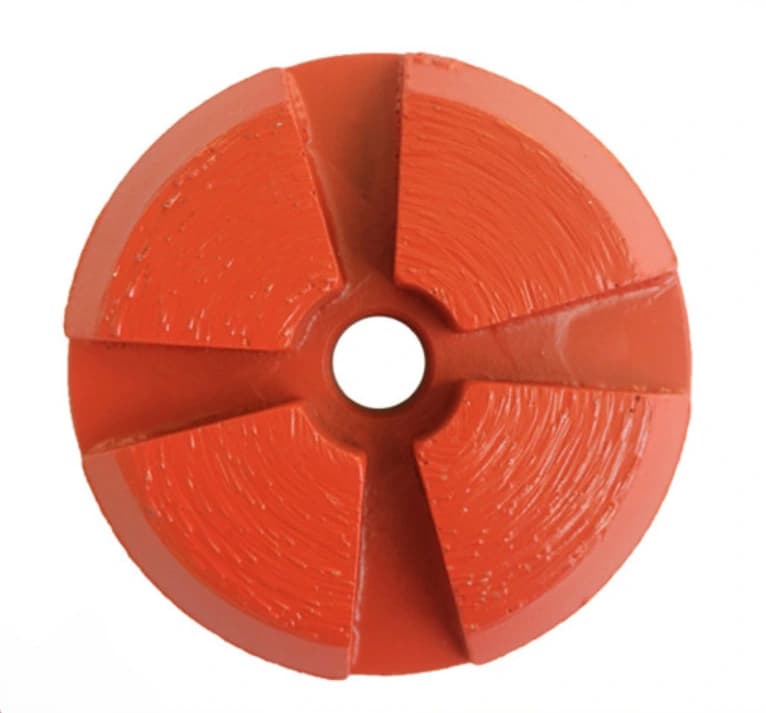 250mm (10") Arrow-Segment Concrete Floor Preparation Grinding Plate