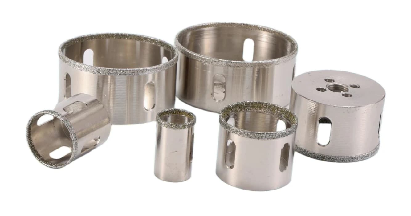 Electroplated Cylindrical Straight-Shank Glass & Ceramic Tile Diamond Core Bit