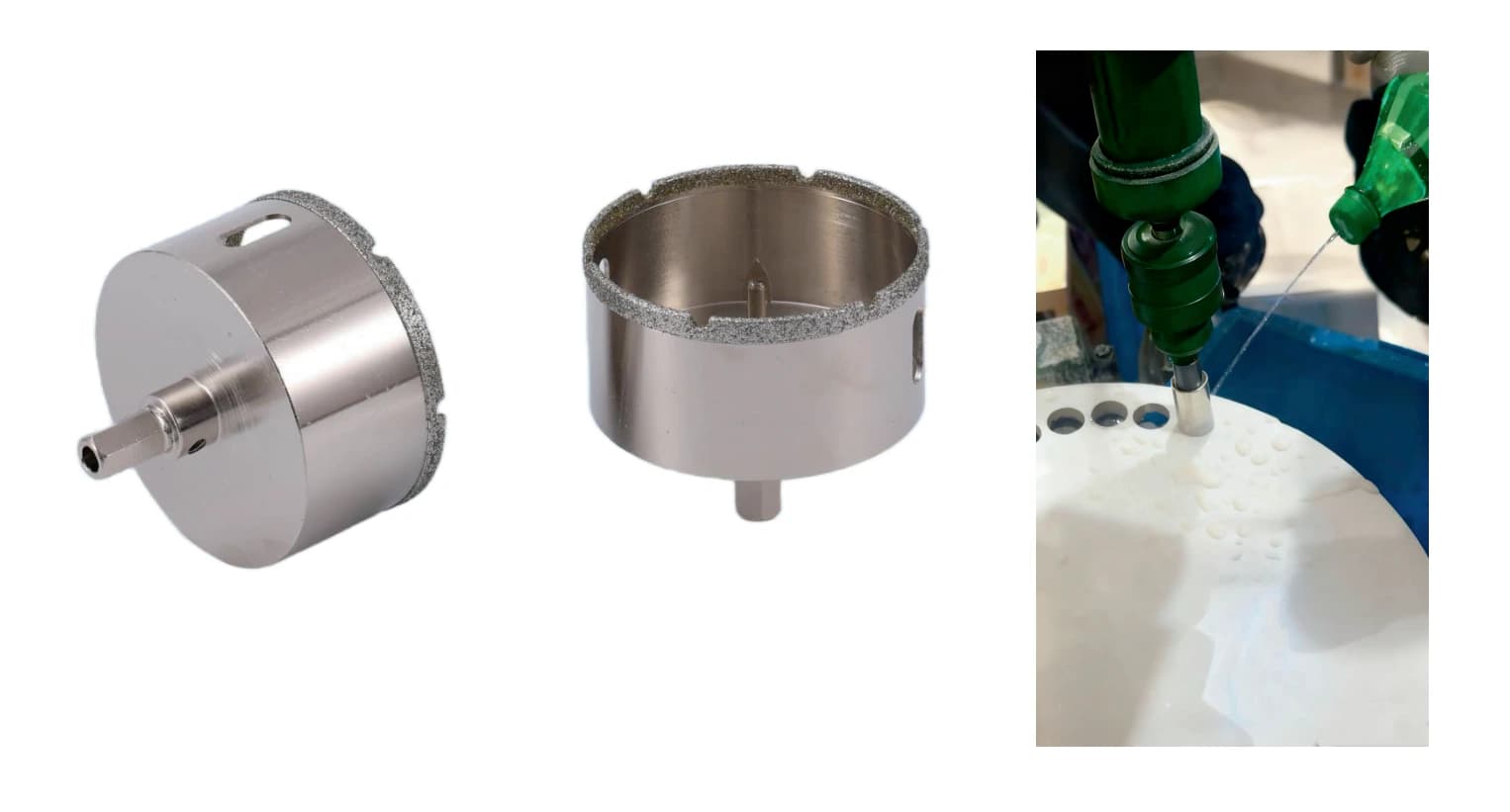 Electroplated Reduced-Shank Precision Glass & Quartz Core Drill Bit (10mm Shank)