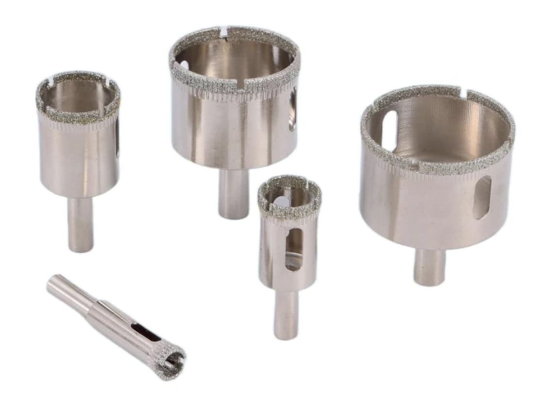 Electroplated Slotted-Rim Marble, Fiberglass & Composite Diamond Hole Saw