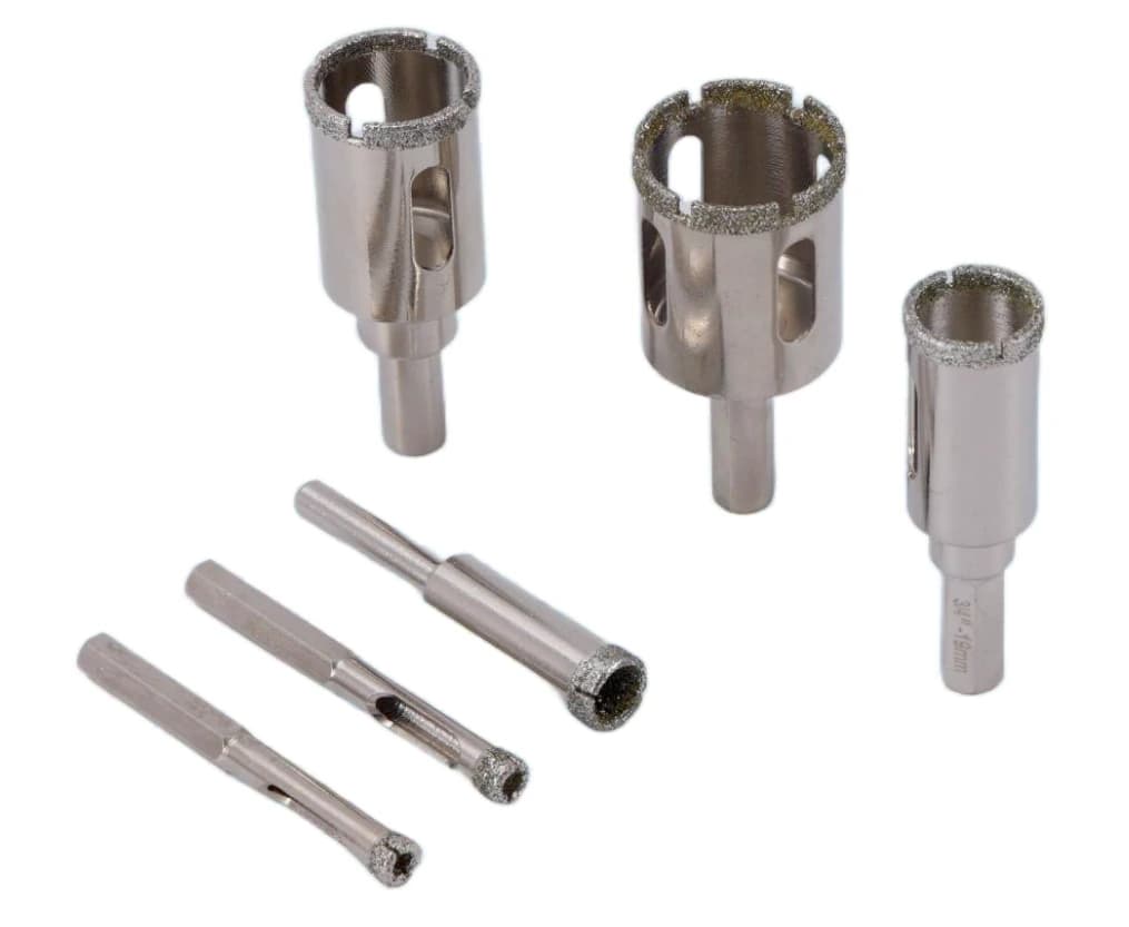 Electroplated Deep-Barrel Countertop Faucet Hole Diamond Core Drill (70mm Length)