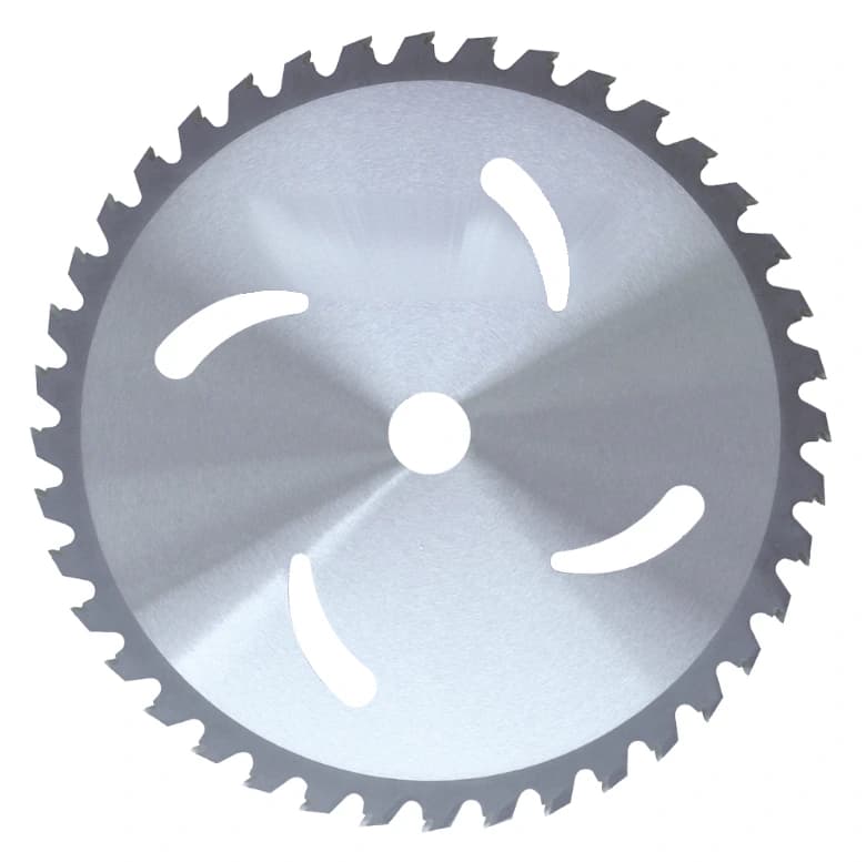 255mm (10") 40-Tooth TCT Carbide-Tipped Perforated Lightweight Brush Cutter Blade