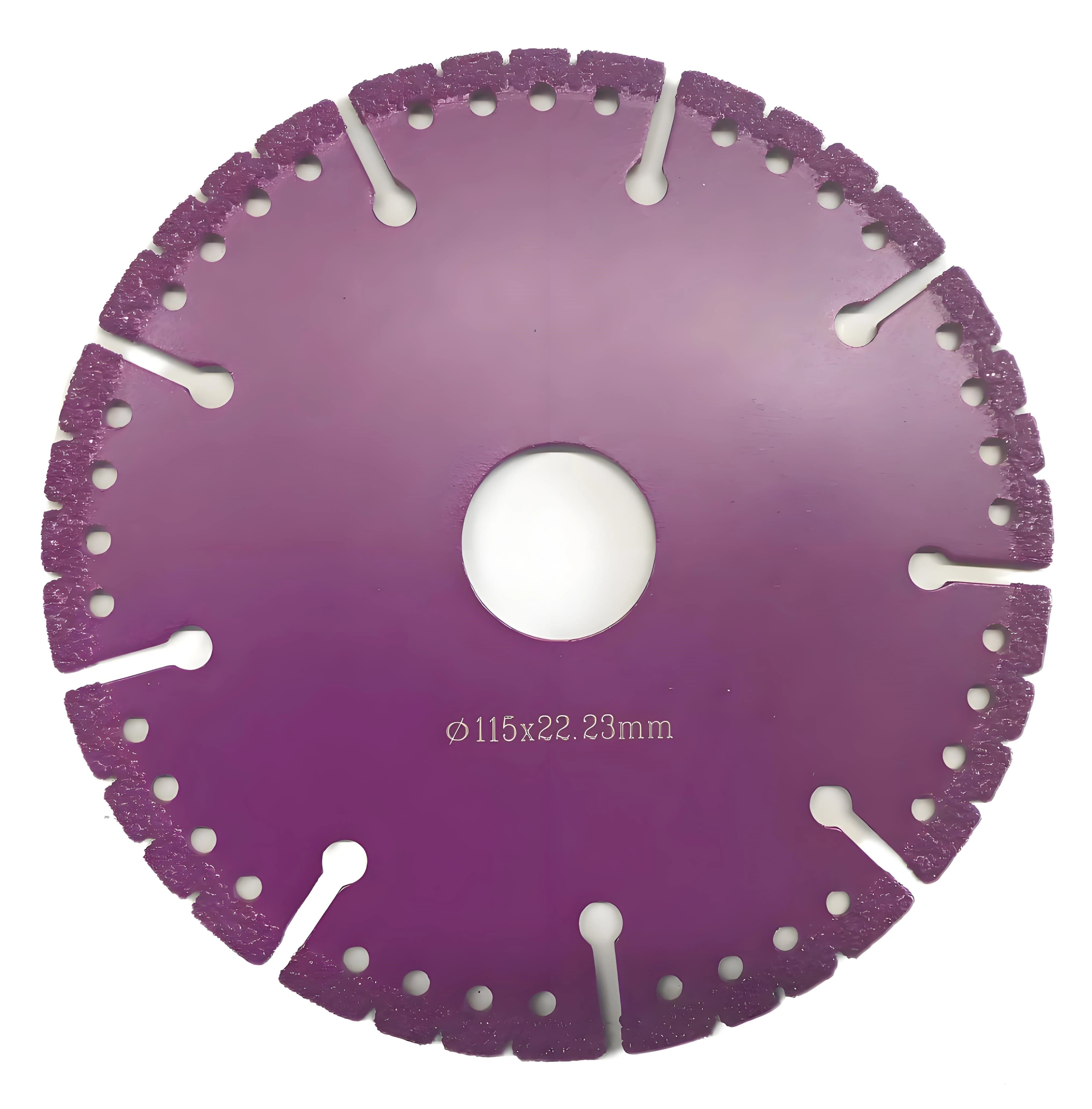 Vacuum Brazed Side-Protected Flush-Cut & Edge Grinding Combo Diamond Blade