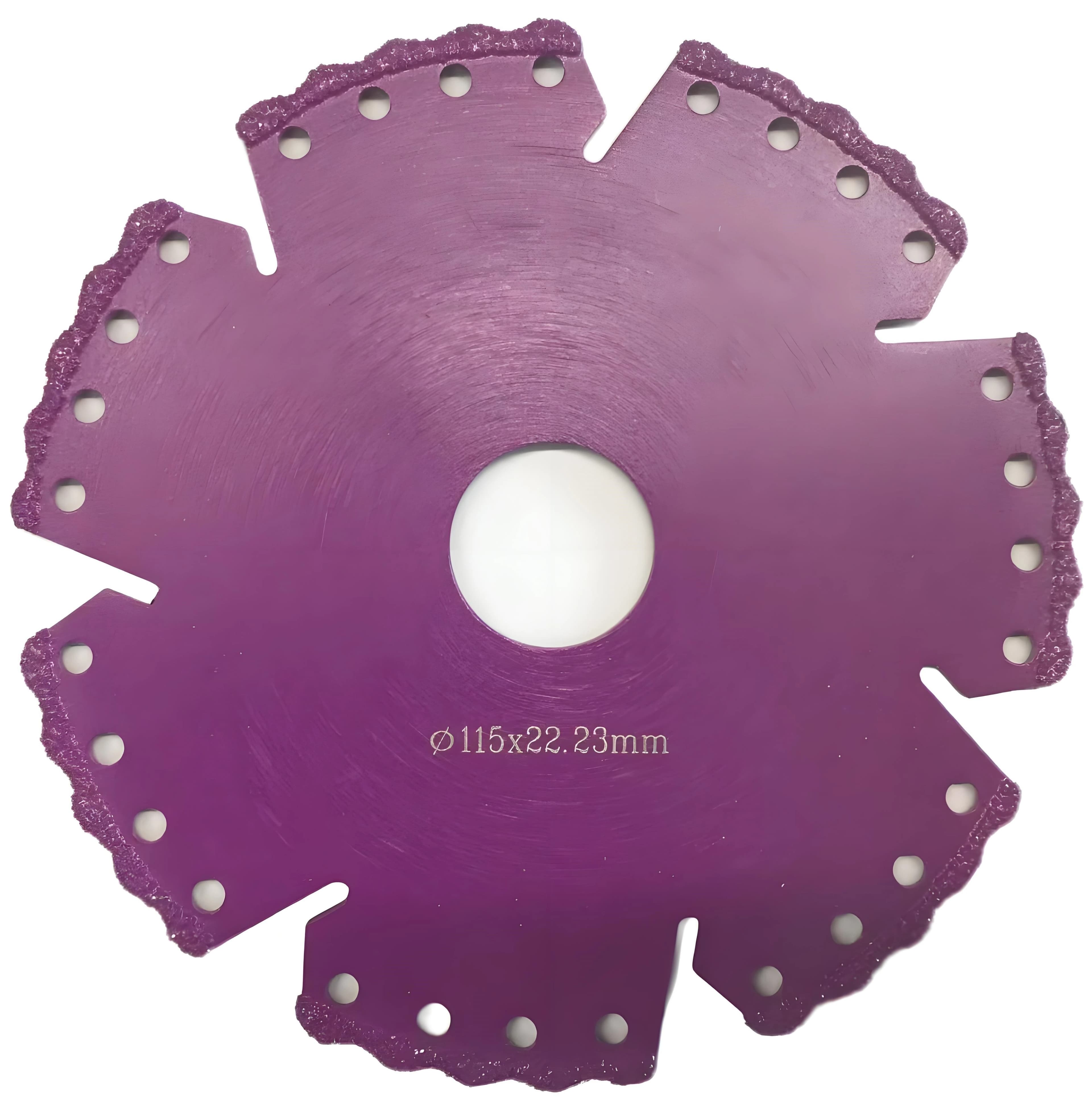 Vacuum Brazed Slotted Heavy Demolition & Rebar Encounter Diamond Saw Blade