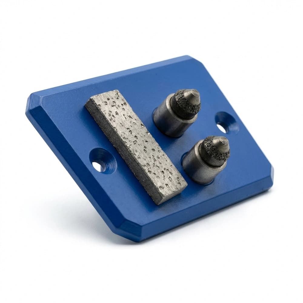 PCD (Polycrystalline Diamond) Thick Epoxy & Coating Removal Floor Scraper Shoe - View 1
