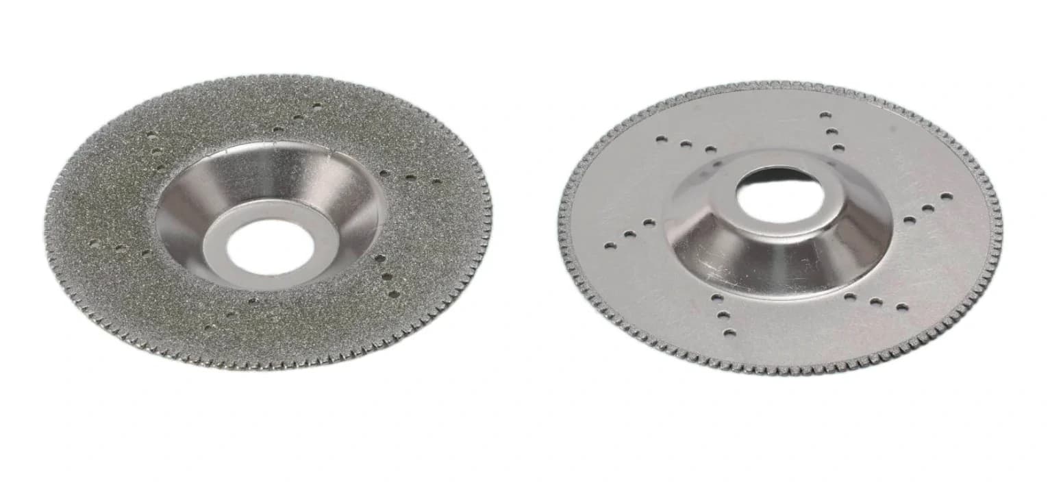 Electroplated Double-Sided Vented Diamond Cutting & Shaping Disc