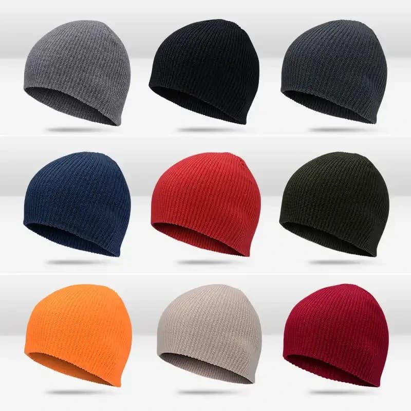 Custom Embroidered Soft-Touch Acrylic Knit Winter Beanie & Skiing Cap thumbnail 2
