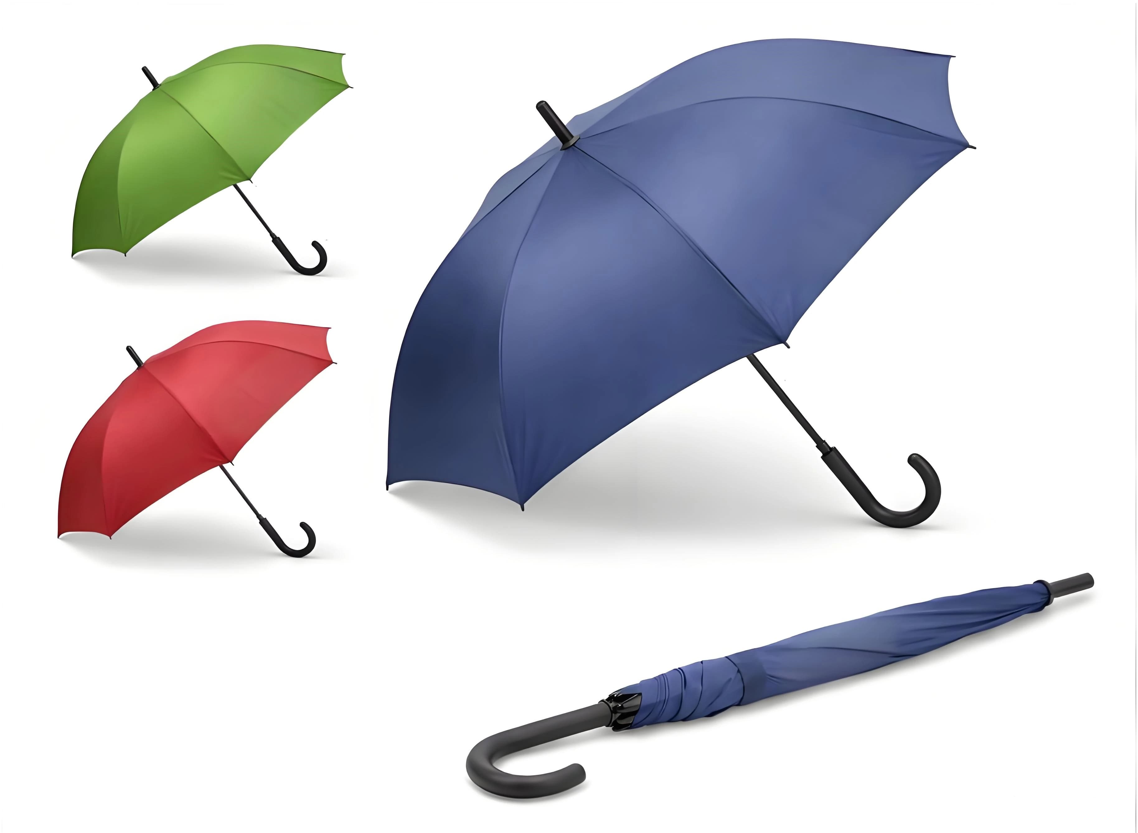 Custom Printed Promotional 8-Panel Windproof Golf & Folding Umbrella thumbnail 2