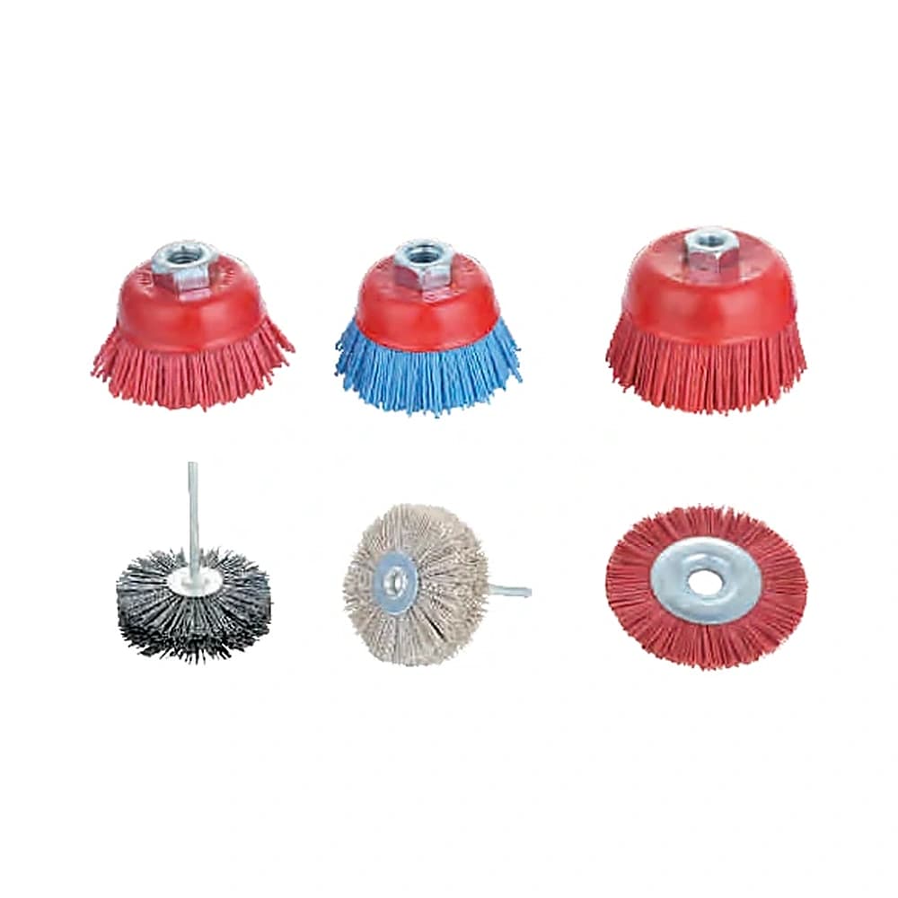 Silicon Carbide (SiC) Abrasive Nylon Filament Cup & Wheel Brush Series