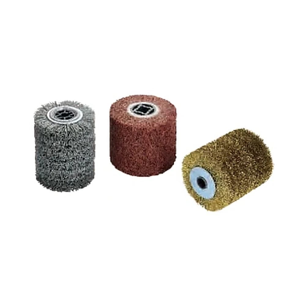 Wide-Face Multi-Section Heavy-Duty Crimped Wire Wheel Brush thumbnail 3