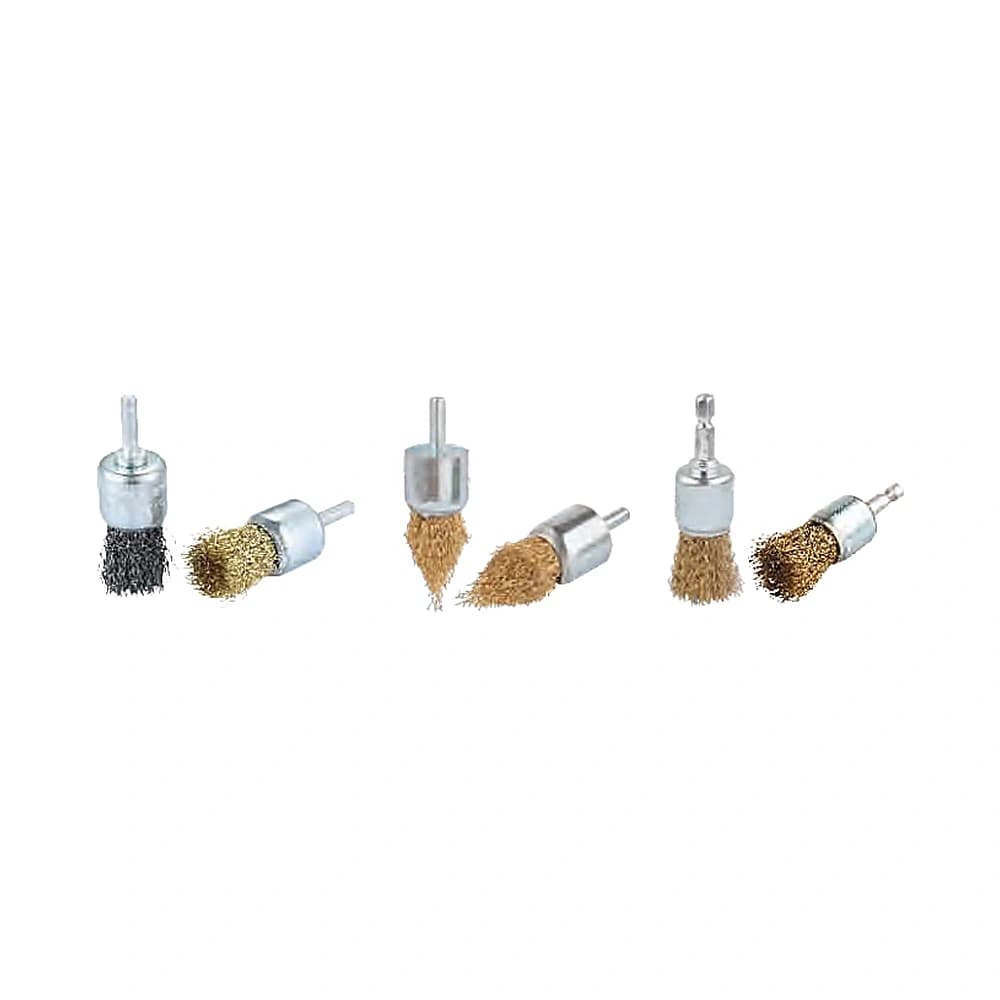 Industrial Solid Wire End Brush (Crimped & Knotted Styles) for Die Grinders thumbnail 2
