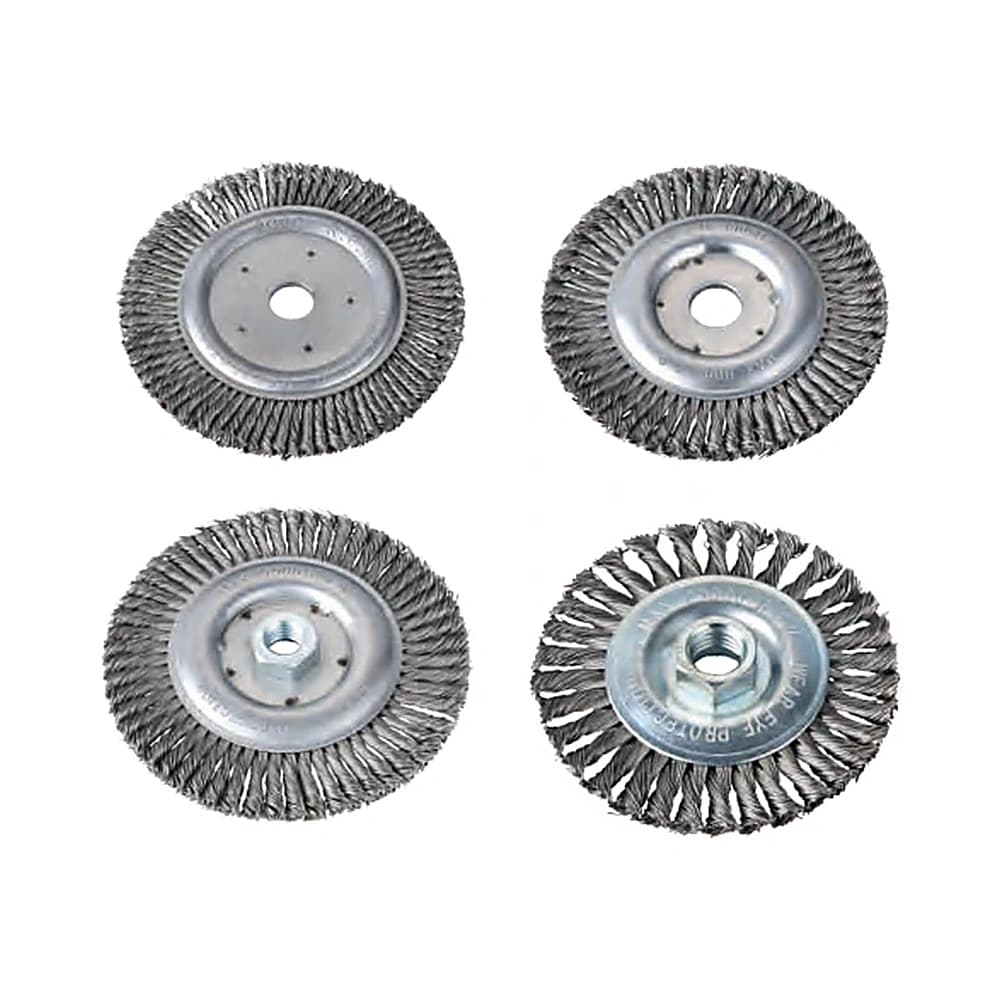 Pipeline Stringer Bead Heavy-Duty Knotted Twist Wire Wheel Brush