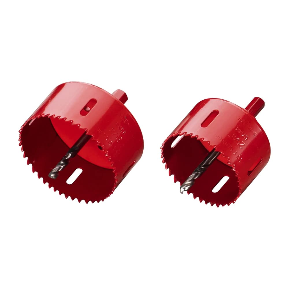 Integrated Bi-Metal Hole Saw with Welded Hex Shank & Ejection Spring