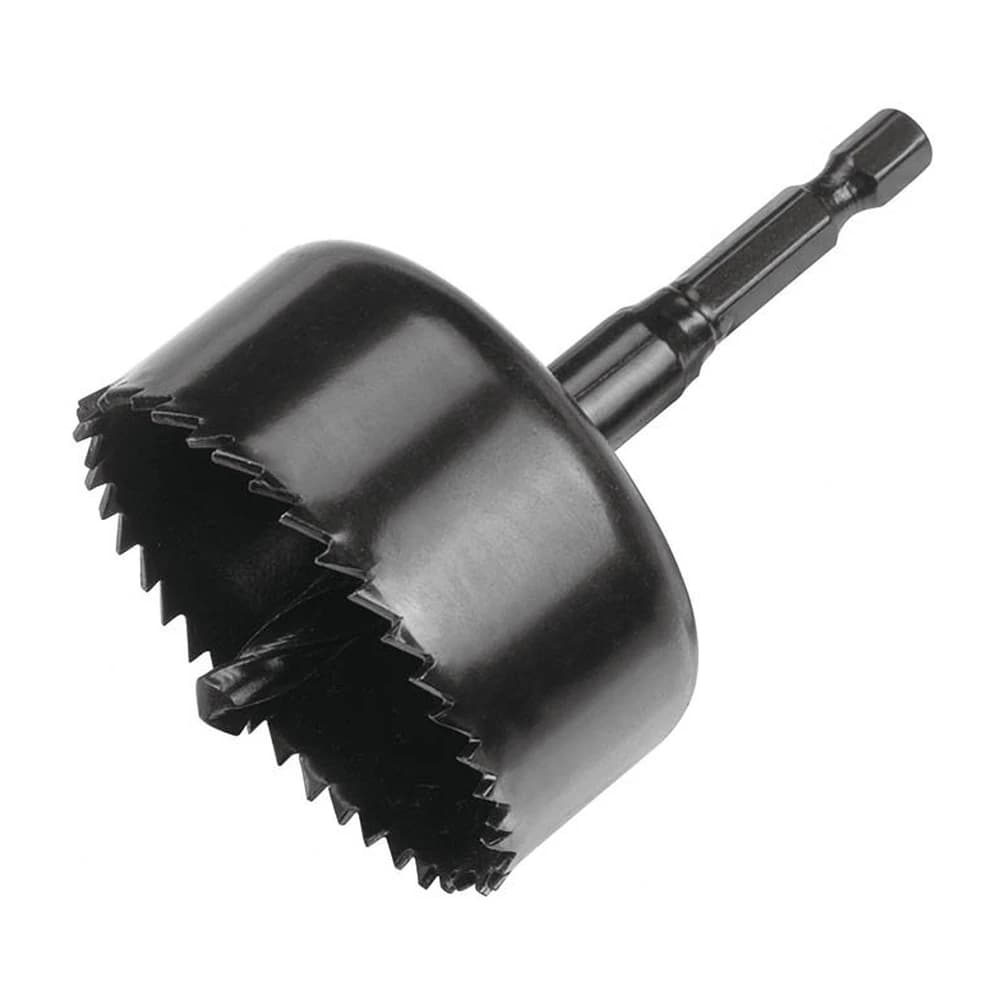 Integrated High-Carbon Steel Hole Saw with Fixed Round Shank