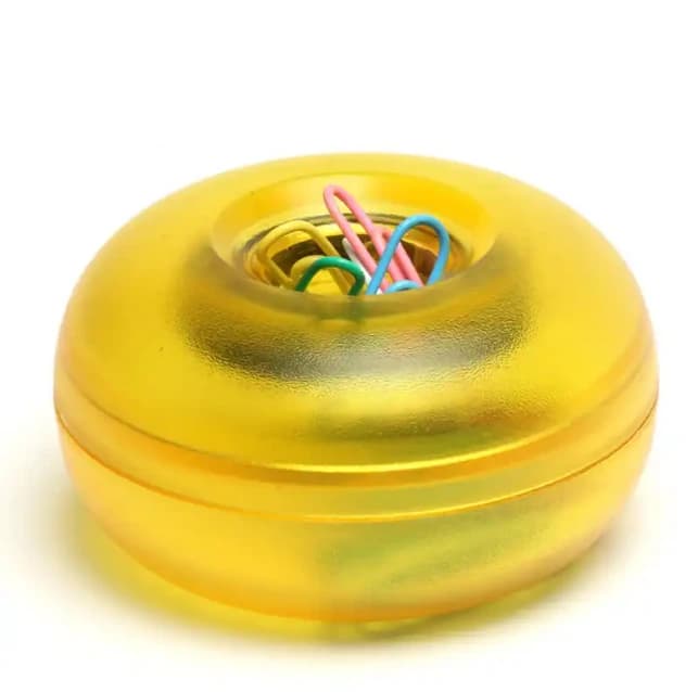 Desktop Magnetic Paper Clip Dispenser Cube with Custom Imprint