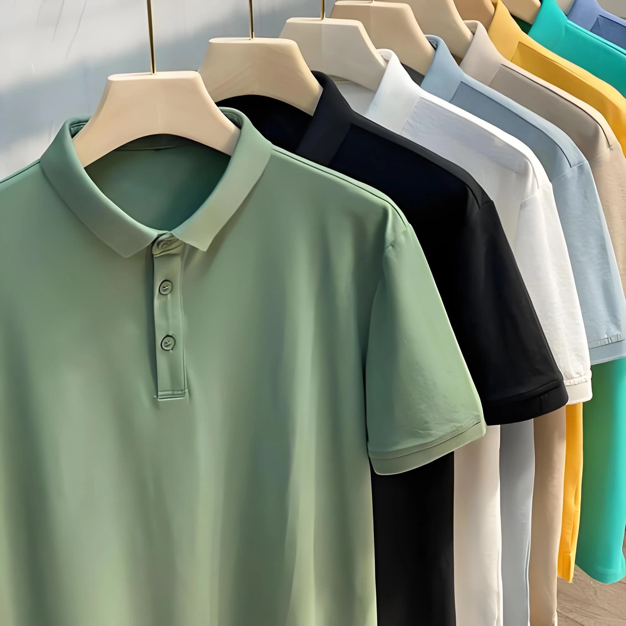 Custom Embroidered Corporate Pique Polo Shirt & Heavy Cotton Workwear T-Shirt
